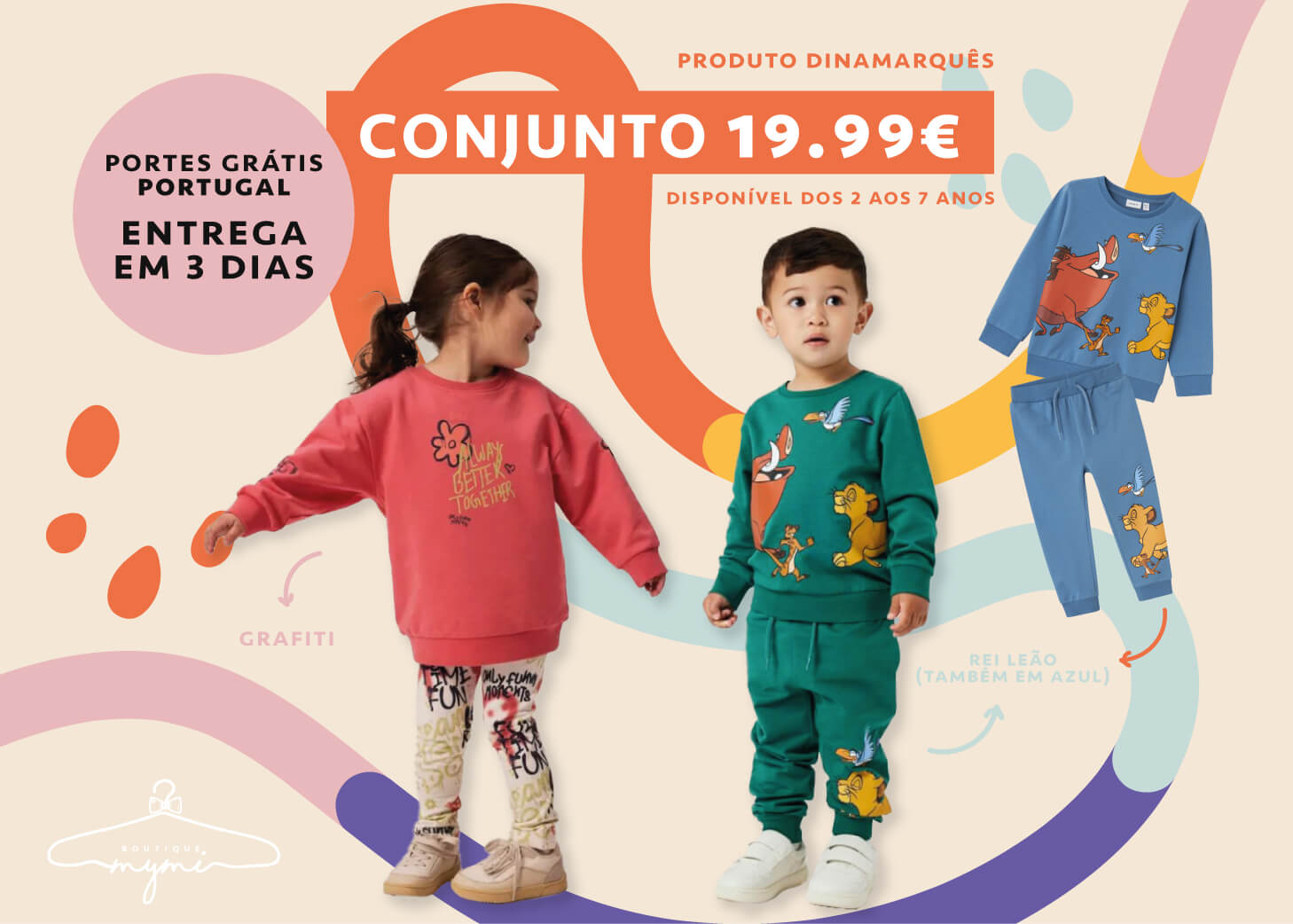 Campanha Conjunto Infantil Outono